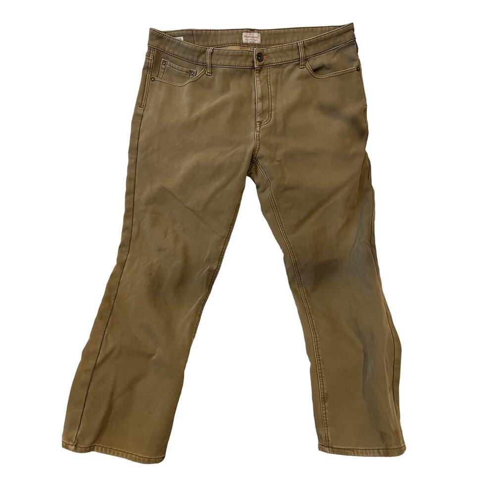 Weatherproof Vintage Khaki Cargo Jeans Mens 40x30